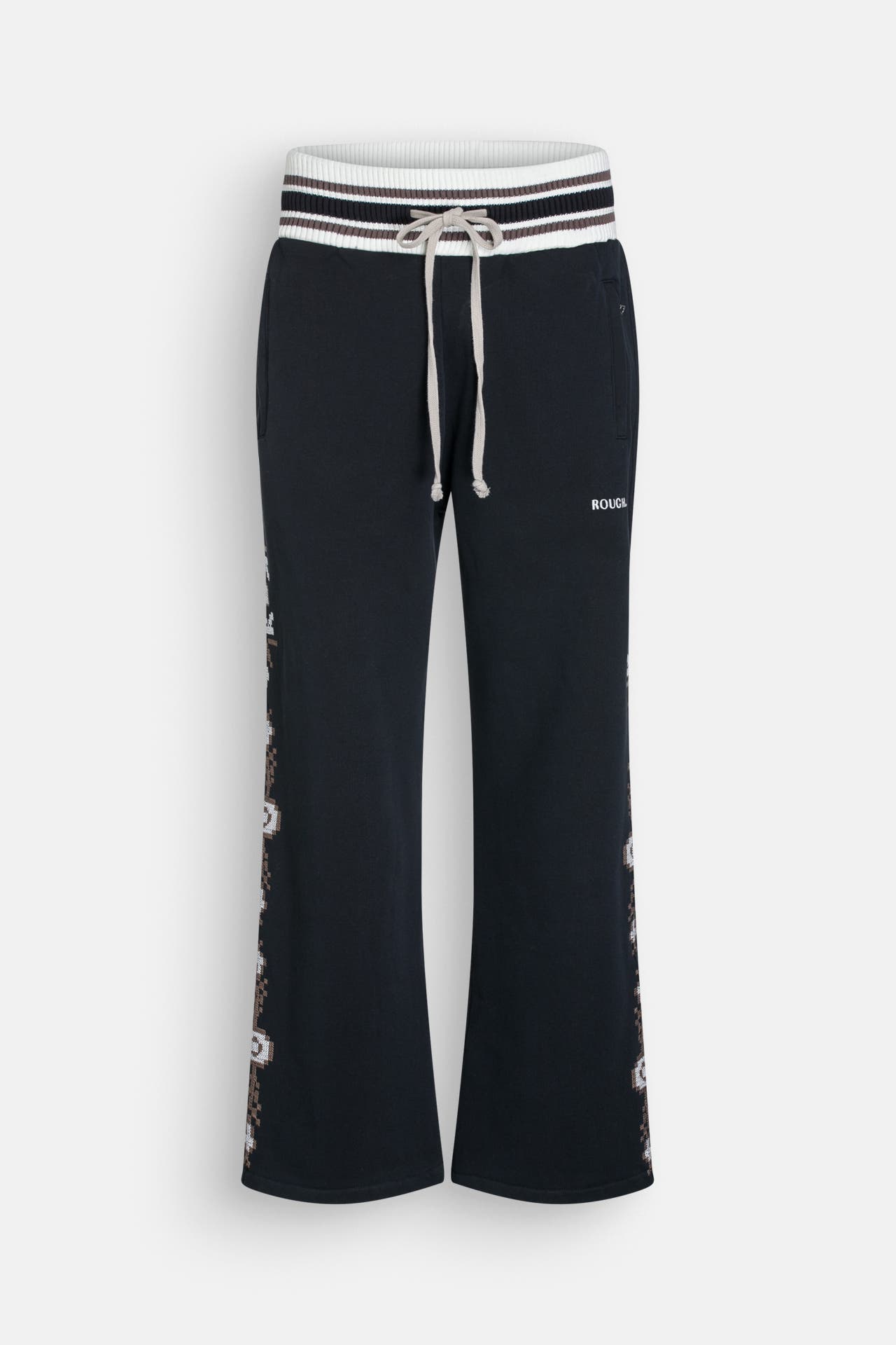 ROUGH. Sweatpants 'Crochet ' schwarz, Bild 1