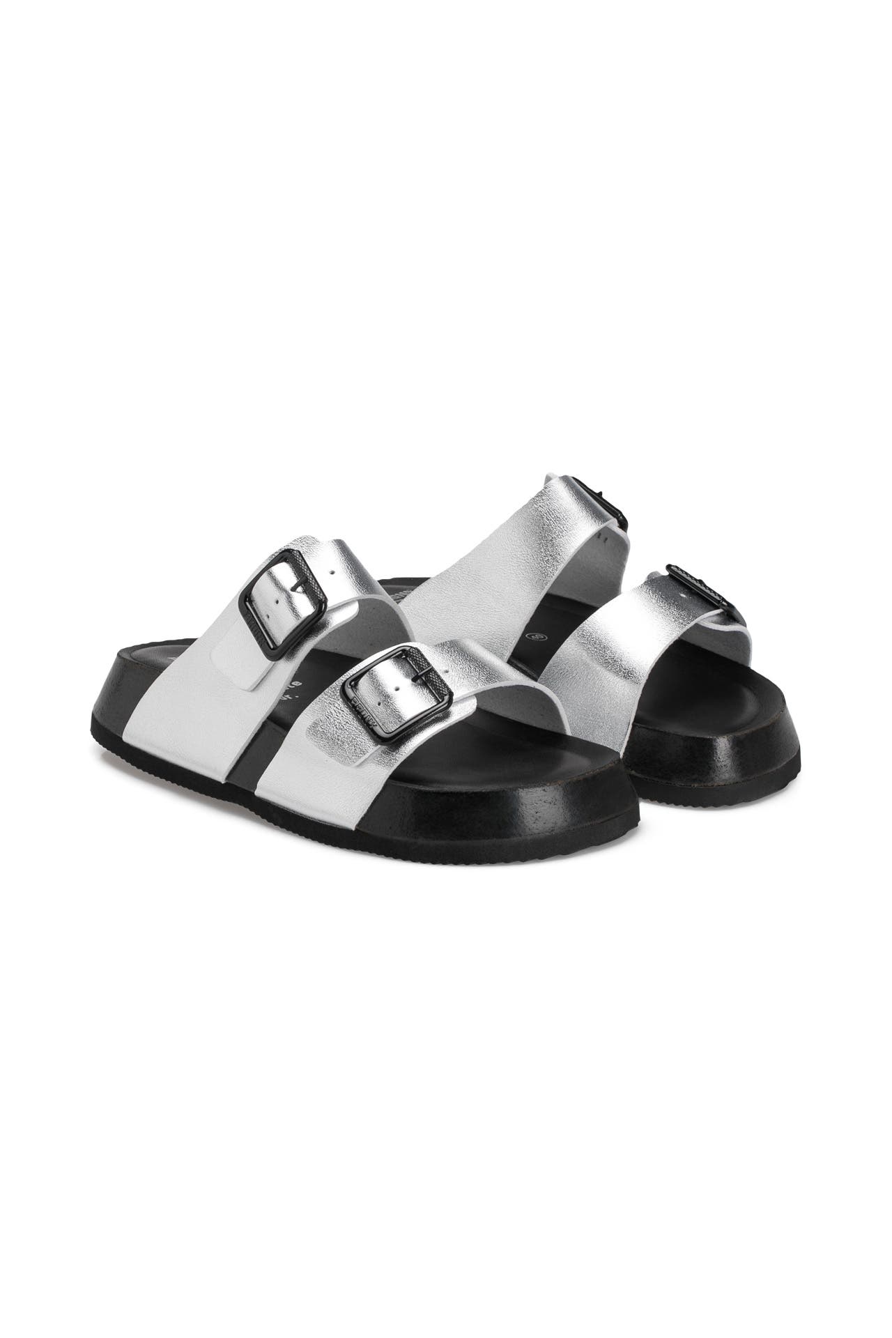 BRONX Slides 'Veran-O' silber » günstig online kaufen