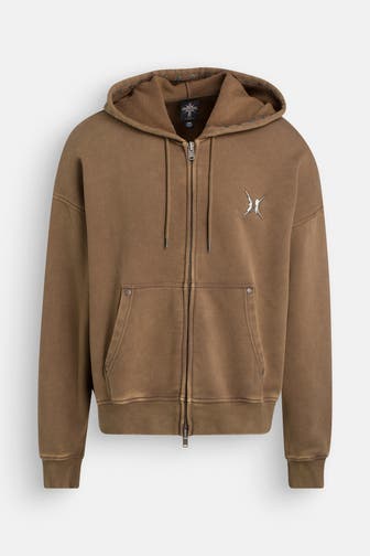 GUESS Sweatjacke braun