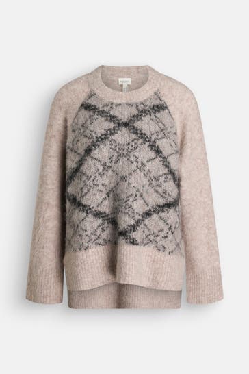 PART TWO Strickpullover 'Sahana' gemustert