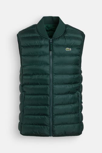 LACOSTE Light-Steppweste dunkelgrün