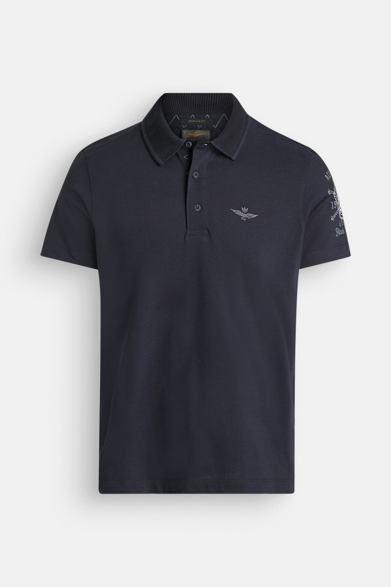 AERONAUTICA MILITARE Polo-Shirt schwarzblau, Bild 1