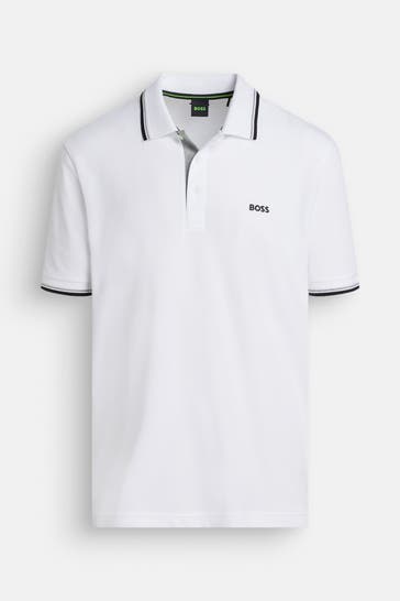 BOSS Polo-Shirt 'Paddy Pro' weiß