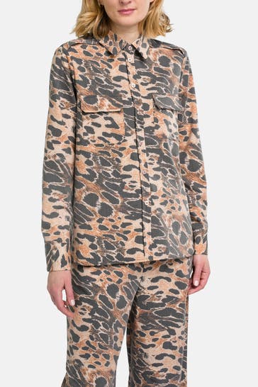 MISS GOODLIFE Casual-Bluse gemustert