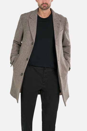 TIGER OF SWEDEN Wollmix-Mantel taupe