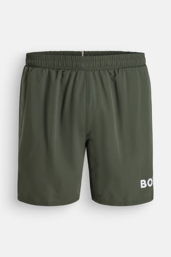 BOSS Badeshorts 'Seal' oliv