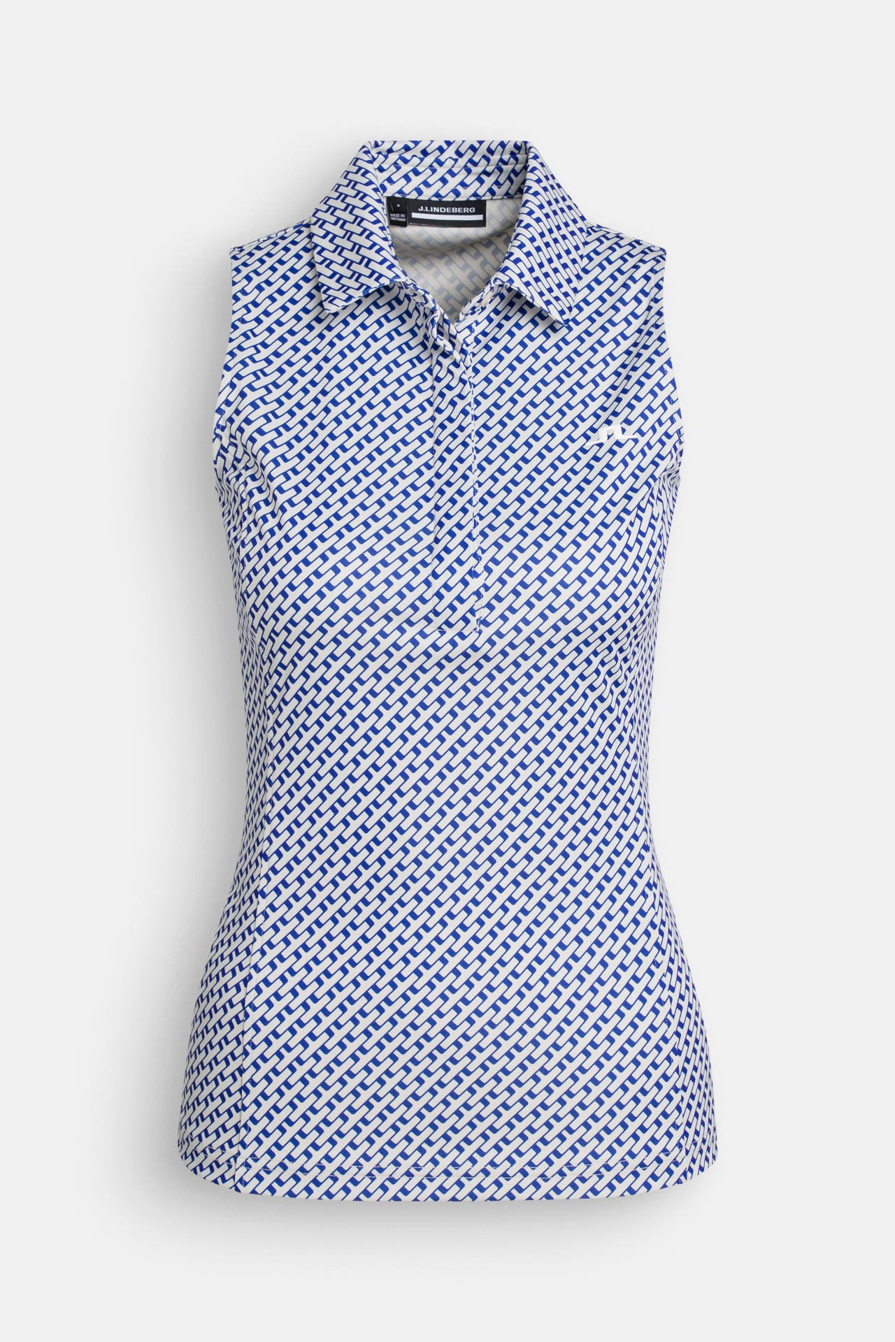 J.LINDEBERG SPORTSWEAR Polo-Top 'Dena' gemustert, Bild 1