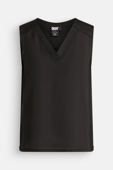 DKNY Blusentop schwarz