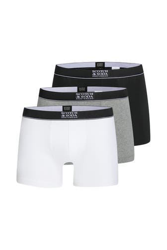 SCOTCH & SODA 3er-Pack Boxer Trunks dreifarbig