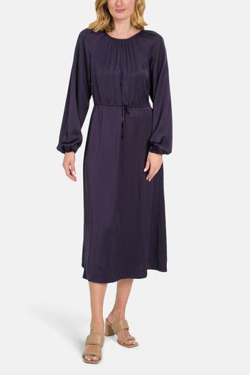 COMMA, Maxikleid dunkellila