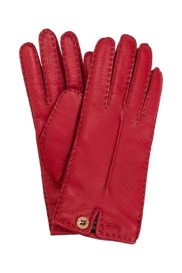 ROECKL Lederhandschuhe 'Vancouver' rot