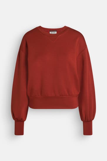 SCOTCH & SODA Sweatshirt ziegelrot