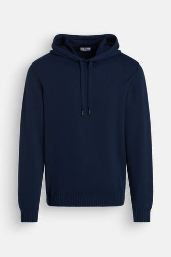 WOOLRICH Strick-Hoodie navy