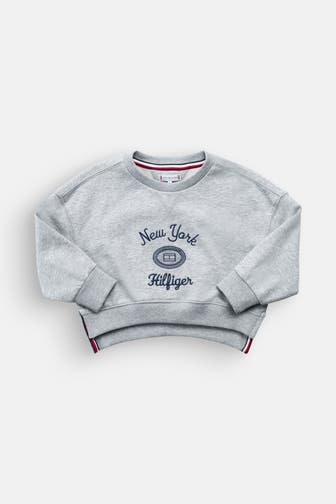 TOMMY HILFIGER Sweatshirt hellgrau