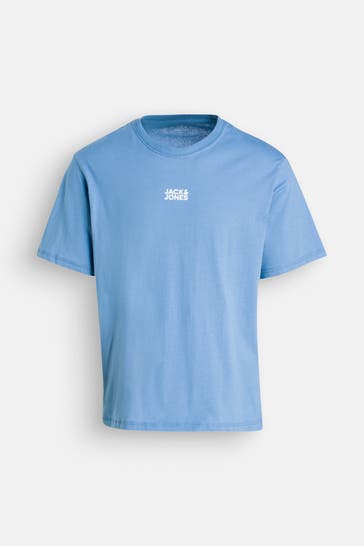 JACK & JONES T-Shirt blau