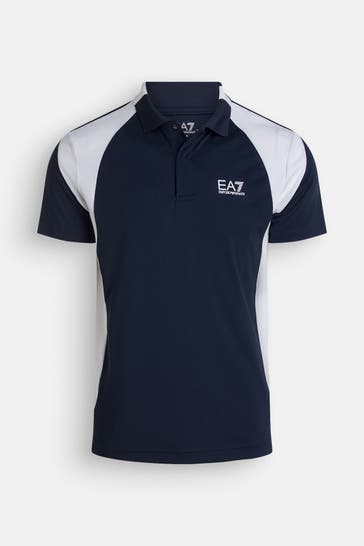 EA7 Polo-Shirt zweifarbig