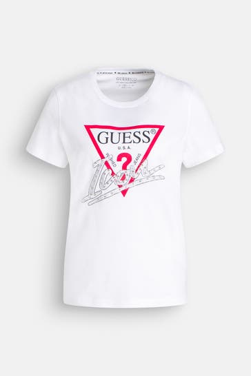 GUESS T-Shirt weiß