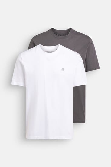 MARC O'POLO - 2er-Pack T-Shirt zweifarbig