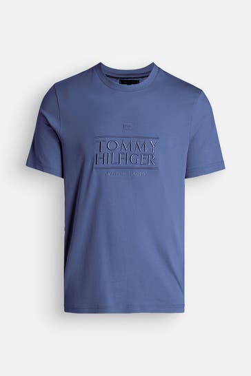 TOMMY HILFIGER T-Shirt rauchblau