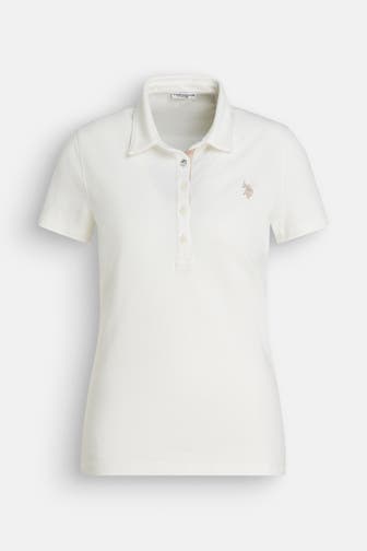 U.S. POLO ASSN. Polo-Shirt weiß
