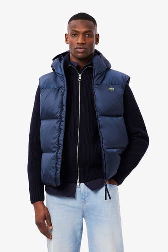 LACOSTE Steppweste dunkelblau