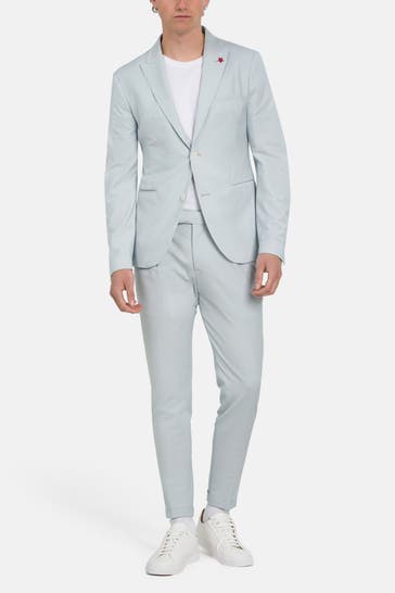 CINQUE Schurwollmix-Anzug 'Cidato Cisand' eisblau