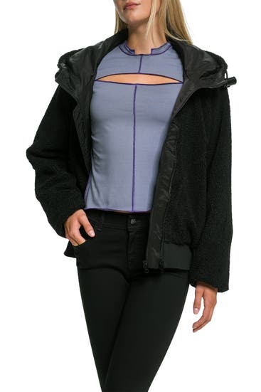 DIESEL - Teddyfell-Blouson schwarz