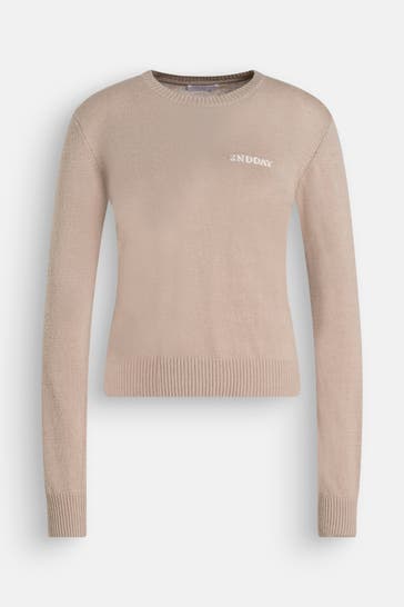 2NDDAY Strickpullover beige