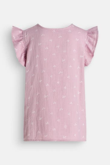 NAME IT Blusenshirt 'Hinkia' mauve floral