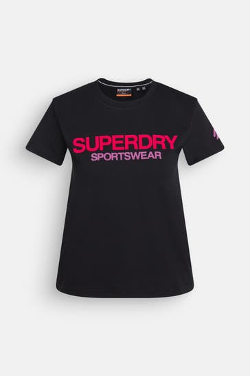 SUPERDRY T-Shirt schwarz