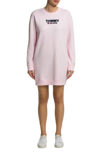 TOMMY JEANS Sweatkleid hellrosa