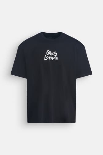 GUESS T-Shirt schwarz
