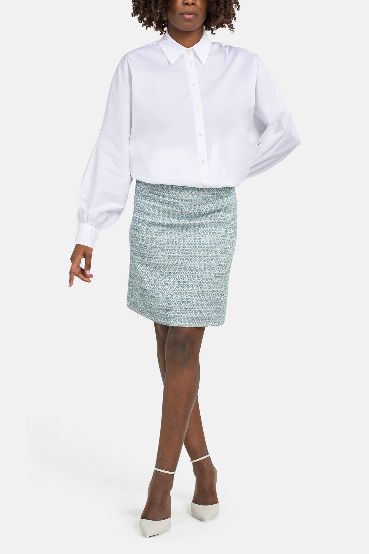 0039 ITALY Casual-Bluse 'Jenn' weiß, Bild 1