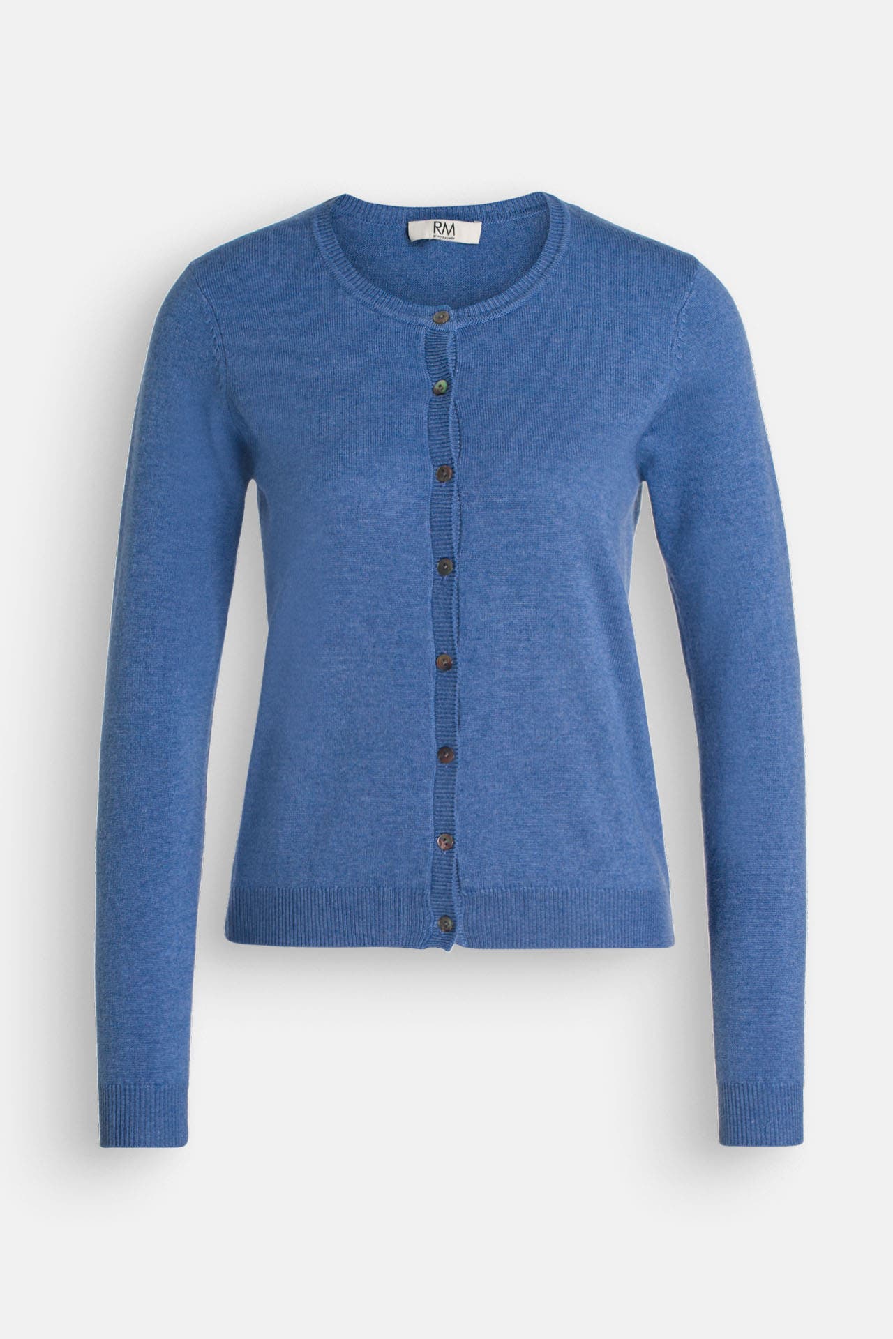 RM BY ROSEMUNDE Strickjacke 'Sofia' taubenblau, Bild 1