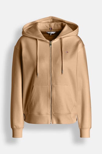 TOMMY HILFIGER Sweatjacke camel