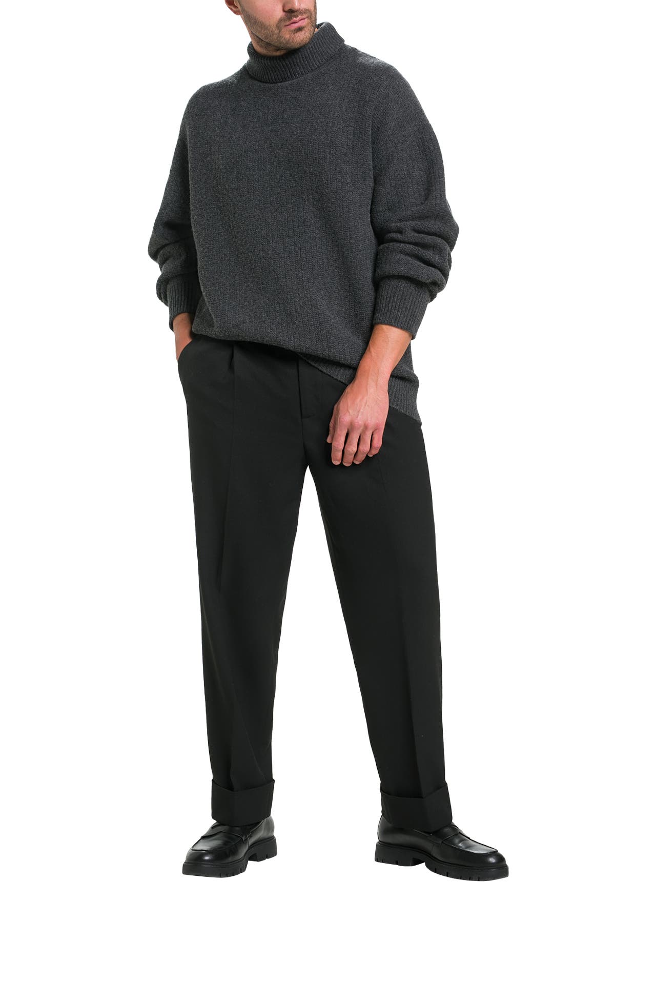FILIPPA K Rollkragenpullover anthrazit, Bild 1