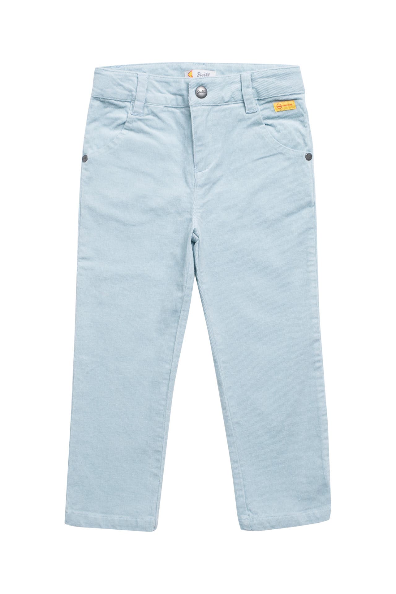 Steiff Baby-Mädchen Cordhose - Weite Freizeithose Mit Teddy-Motiv