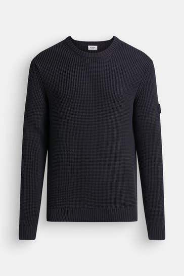 JOOP! JEANS Strickpullover 'Harano' schwarzblau