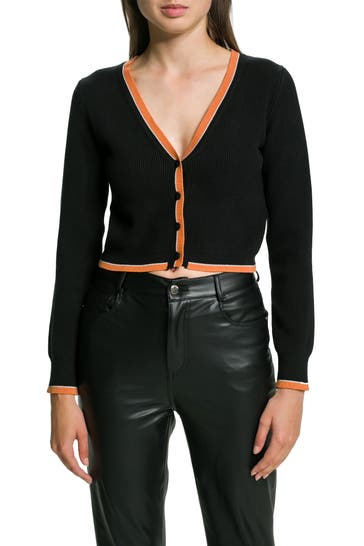 DIESEL Strickjacke schwarz