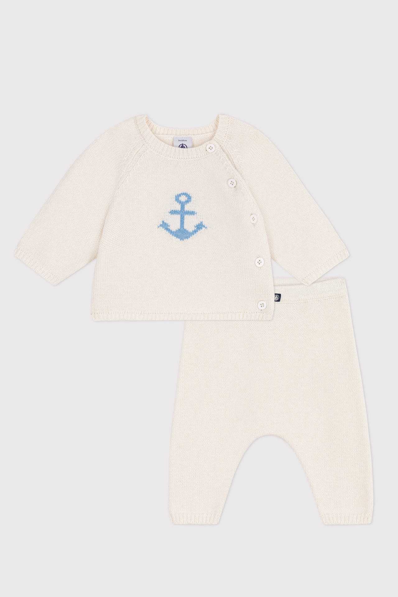 PETIT BATEAU Set: Strickpullover und Strickhose, Bild 1