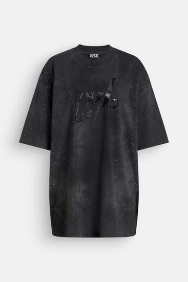DIESEL - T-Shirt schwarzgrau