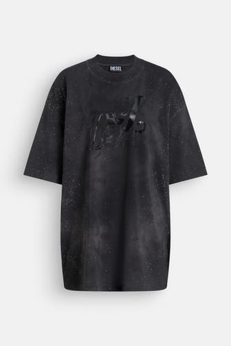 DIESEL T-Shirt schwarzgrau