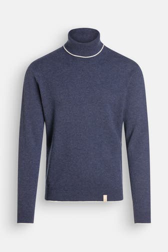 COLOURS & SONS Wollmix-Pullover dunkelblau