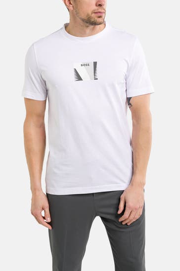 BOSS GREEN T-Shirt weiß