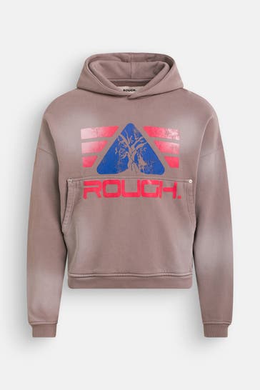 ROUGH. Hoodie taupe