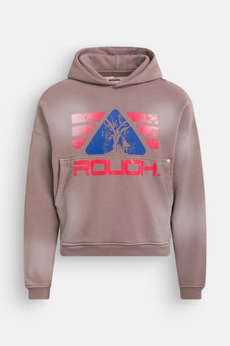 ROUGH. Hoodie taupe