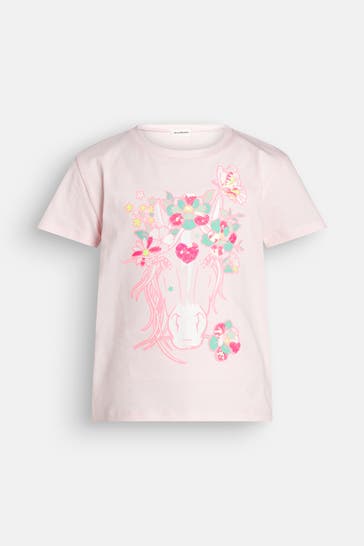 BILLIEBLUSH T-Shirt puderrosa gemustert