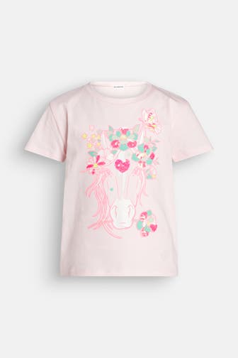 BILLIEBLUSH T-Shirt puderrosa gemustert