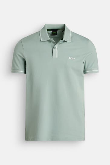 BOSS GREEN Polo-Shirt 'Paule' mint