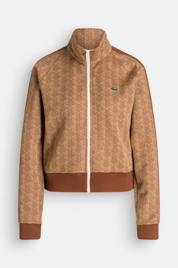 LACOSTE - Sweatjacke gemustert